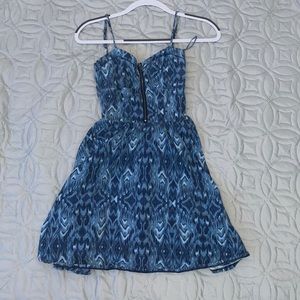 Patterned summer dress.